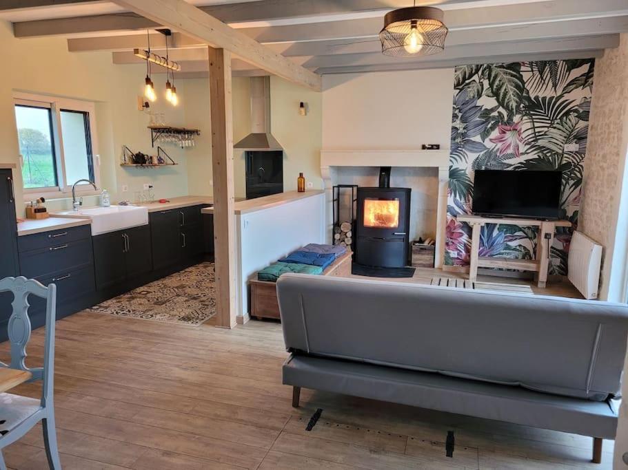 Maison Poitevine 9/10 Personnes Chaunay Exteriör bild